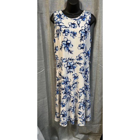 Dress Ralph Lauren White Sleeveless Knee Sheath Dress - Picture 4 of 11